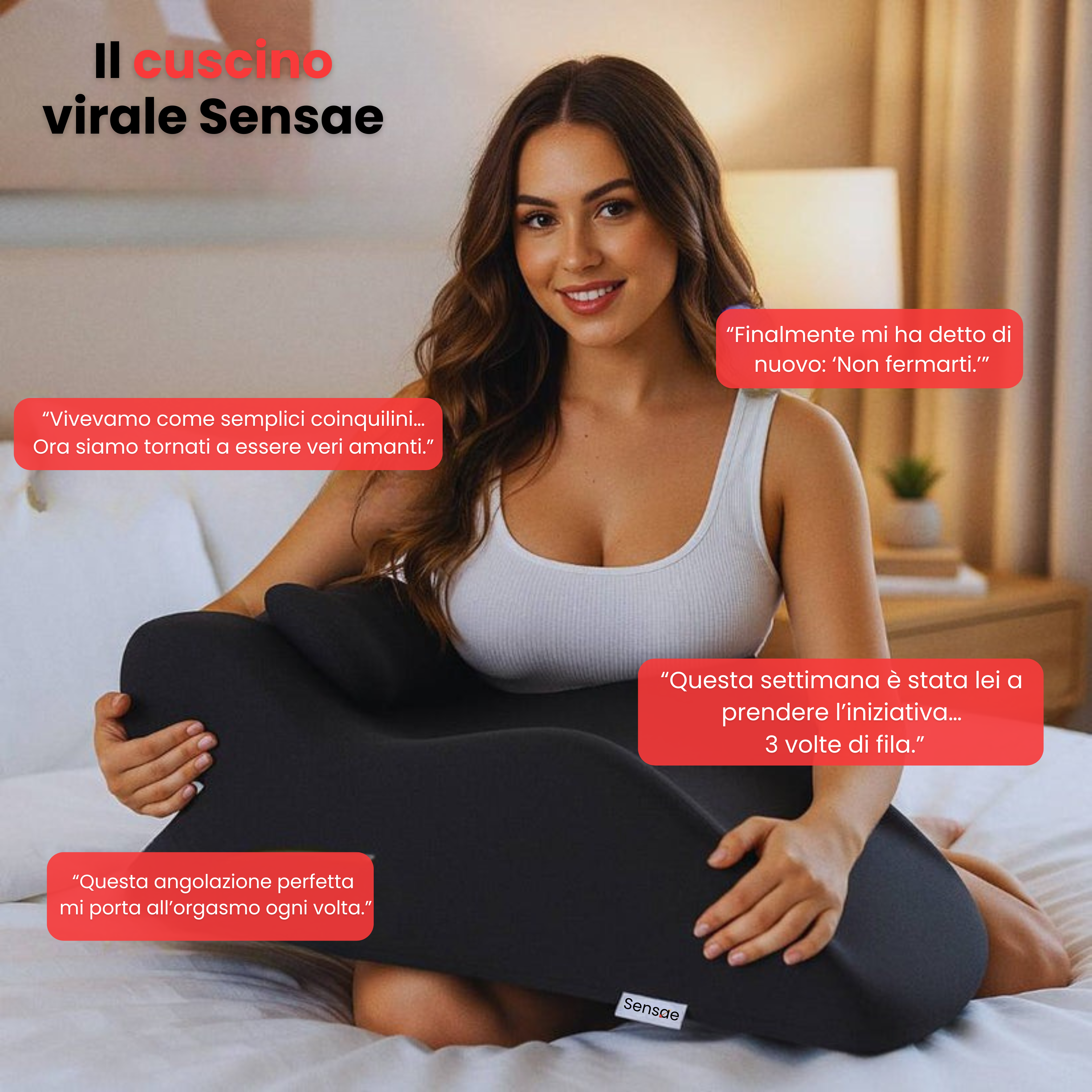 Cuscino Sensae™ - Il comfort intimo che avvicina